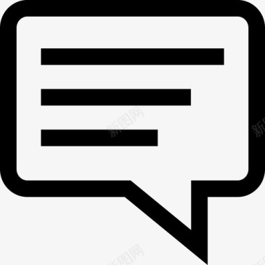 评论短信报告图标