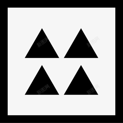 三角形三边形状svg_新图网 https://ixintu.com 创建 抽象 三角形 三边 三边形 形状 直边 字形