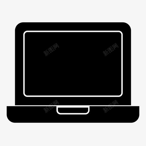 macbookapple计算机svg_新图网 https://ixintu.com 计算机 笔记本 电脑 旧版 文件 设备 网络