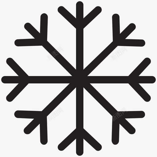 雪花2天气对称svg_新图网 https://ixintu.com 雪花 天气 对称 降水 尖尖 精致 寒冷 美丽 冬季 现代