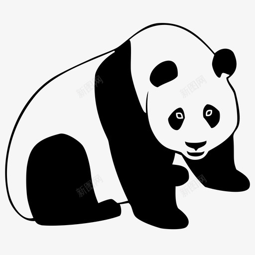 熊猫动物大熊猫svg_新图网 https://ixintu.com 熊猫 动物 大熊猫 日本 自然 野生动物