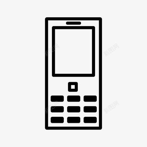 智能手机手机通讯svg_新图网 https://ixintu.com 手机 智能 通讯电子