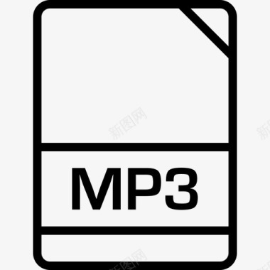 mp3文件音频文档图标