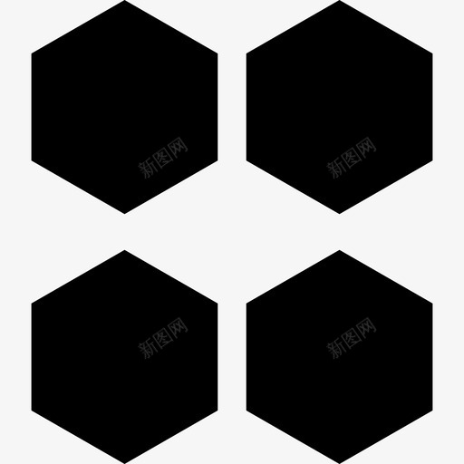 四个六边形形状计划svg_新图网 https://ixintu.com 四个 六边形 形状 创造 抽象 计划 数学 蜂窝 设计 建筑 字形