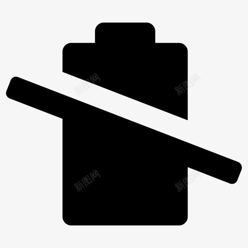 无电池电池状态电池电量耗尽svg_新图网 https://ixintu.com 电池 状态 电量 耗尽 电源 关闭