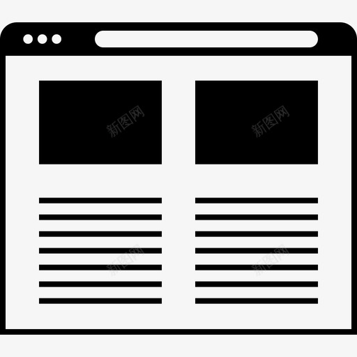 网页线框宽网页设计svg_新图网 https://ixintu.com 线框 网页 网页设计 用户 体验 设计 感伤 胶粘 时尚 干燥 创意