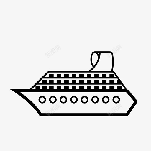 邮轮码头海洋svg_新图网 https://ixintu.com 邮轮 海洋 码头 轮船 泰坦尼克号 远洋 班轮 停靠 旅游