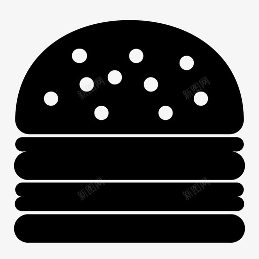 汉堡包吃食物svg_新图网 https://ixintu.com 汉堡 汉堡包 包吃 食物 发射