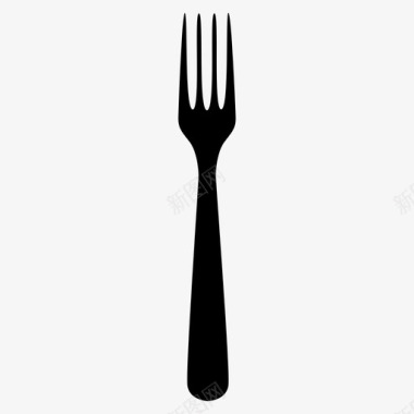 叉子晚餐吃饭图标