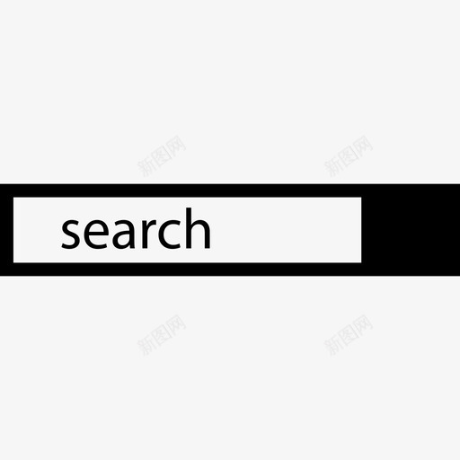 搜索栏web开发图示符svg_新图网 https://ixintu.com 搜索 开发 图示