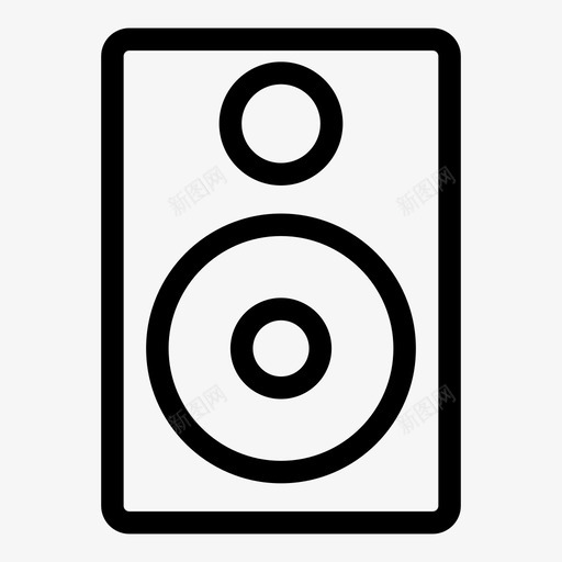 扬声器声音整体svg_新图网 https://ixintu.com 声音 扬声器 整体 音乐 媒体 信息 乐队 音频 分析 视觉 电子