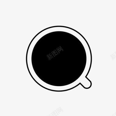 咖啡咖啡杯菜单图标