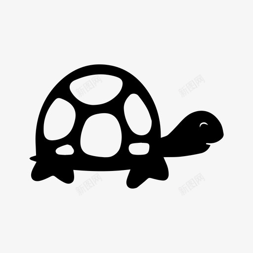乌龟动物卡通svg_新图网 https://ixintu.com 乌龟 动物 卡通 海洋 贝壳