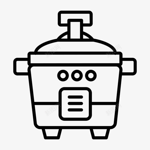多灶电器厨房svg_新图网 https://ixintu.com 多灶 电器 厨房 蒸笼 电子设备