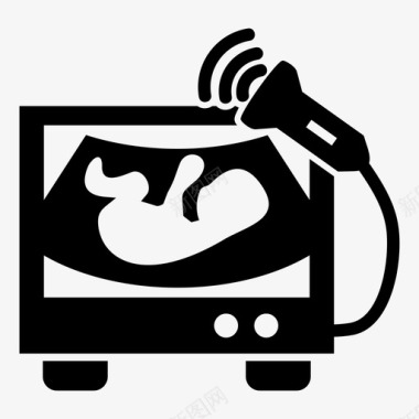 超声波护理医院图标