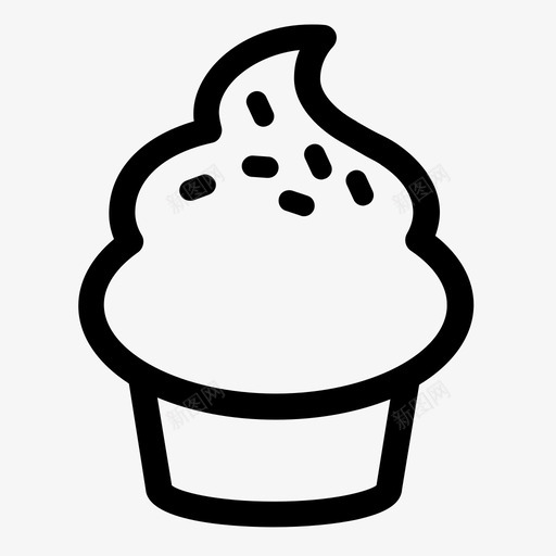 纸杯蛋糕小蛋糕糕点svg_新图网 https://ixintu.com 蛋糕 甜点 纸杯 糕点 松饼 迷你 个人 生日 烘焙 请客