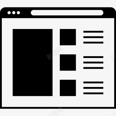 网页线框网页设计用户体验设计图标