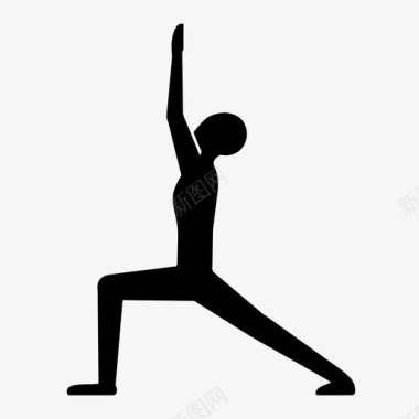 瑜伽战士一号锻炼图标