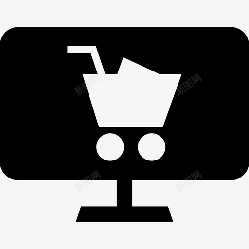 网上购物安全零售svg_新图网 https://ixintu.com 网上购物 安全 零售 货币 商品 项目 电子 购物车 购物 字形