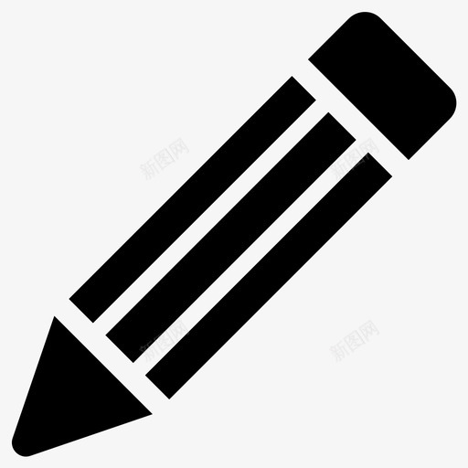 铅笔彩色铅笔画画svg_新图网 https://ixintu.com 铅笔 彩色 画画 写字 教育 工具