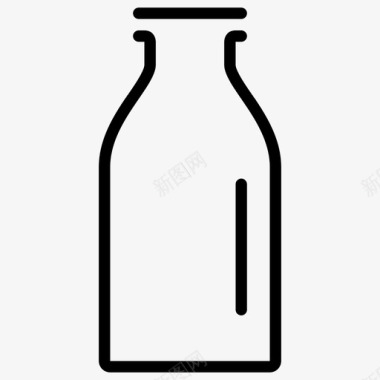 奶瓶饮料奶牛图标