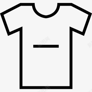 T恤购物服装图标