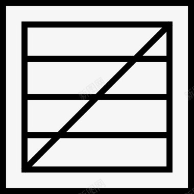 正方形抽象方块图标