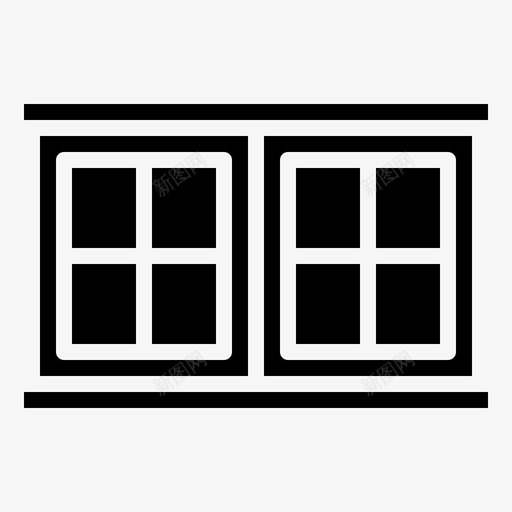 新窗建筑阳台svg_新图网 https://ixintu.com 建筑 新窗新 阳台 城市 房子 符号