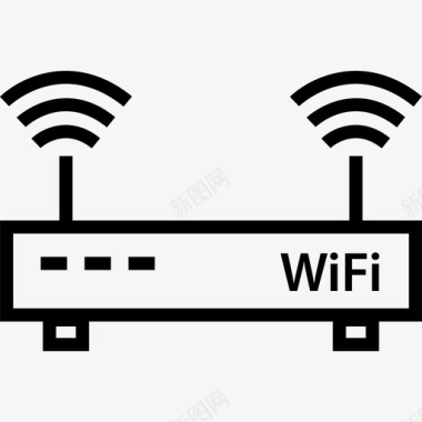 wifi路由器互联网1图标