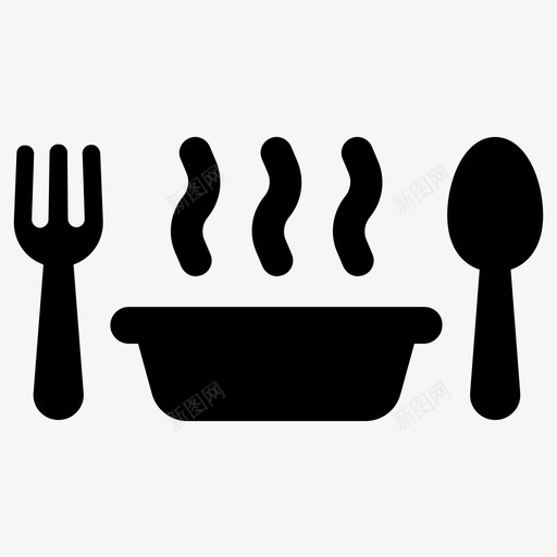 食物吃的热的食物svg_新图网 https://ixintu.com 食物 饭汤 餐馆