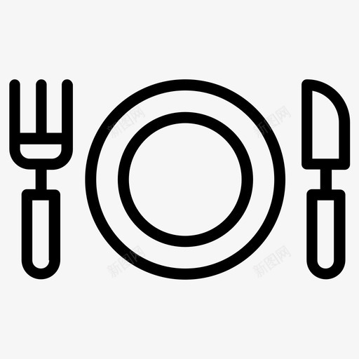 食物吃的饭svg_新图网 https://ixintu.com 食物 餐馆 餐具