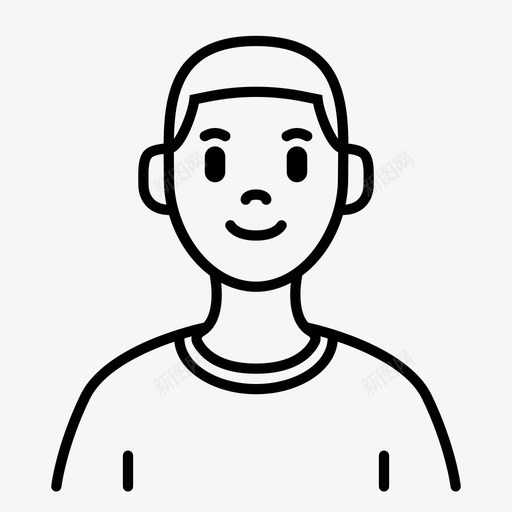男人头像角色男性svg_新图网 https://ixintu.com 头像 男人 人头 像男人 角色 男性 用户 正面