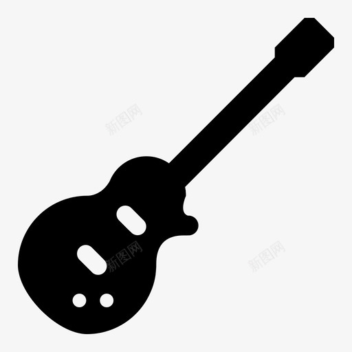 电吉他乐器音乐svg_新图网 https://ixintu.com 吉他 乐器 音乐 音响