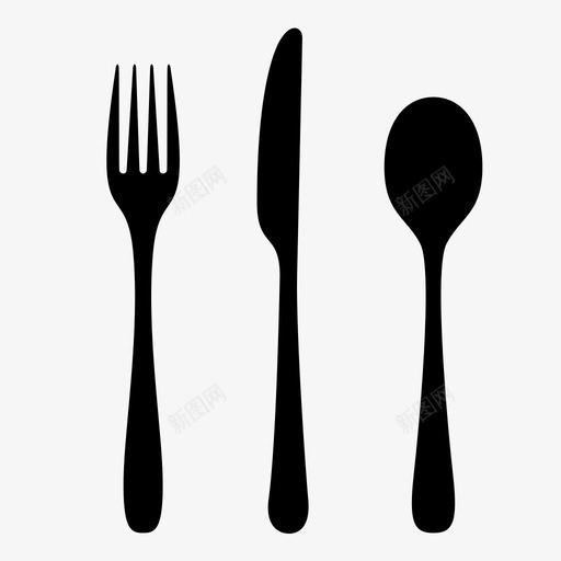采购产品银器器具桌子设置svg_新图网 https://ixintu.com 器具 采购 产品 银器 桌子 设置 勺子 餐馆 刀叉 食物 餐具