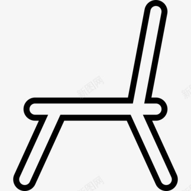 椅子坐姿座位图标