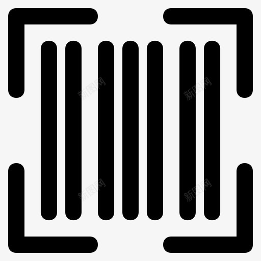 扫描仪条形码基本android轮廓svg_新图网 https://ixintu.com 扫描仪 条形码 基本 轮廓