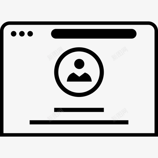 用户线框web用户配置文件svg_新图网 https://ixintu.com 用户 线框 浏览器 配置文件 模型 胶片 计算机 电影院 电路板