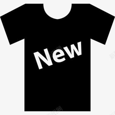 新T恤购物6字形图标