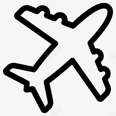 飞机航空公司波音公司图标