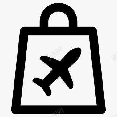 免税机场包图标