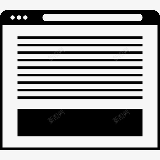 网页线框对齐完整上面的文本svg_新图网 https://ixintu.com 线框 网页 面的 甚至 浏览器 创意 页脚 设计 体验 网页设计 用户