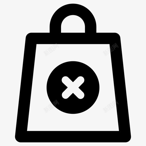 包取消产品删除svg_新图网 https://ixintu.com 删除 包取消 取消 产品 错误