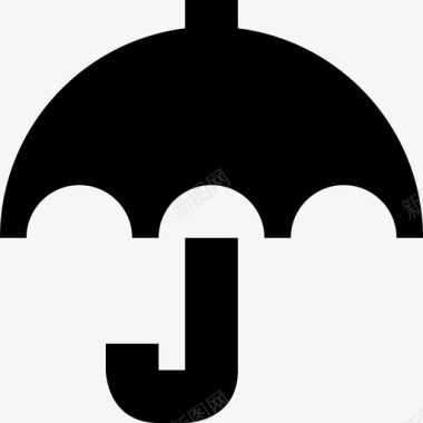 伞水雨图标