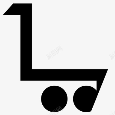 购物车半价互联网图标