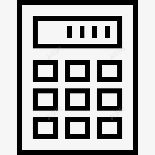 计算器加法计算机svg_新图网 https://ixintu.com 计算器 金融 加法 计算机 除法 数学 数字 减法 商业