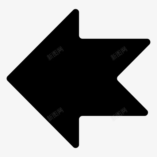 左标志方式反向svg_新图网 https://ixintu.com 标志 方式 反向 上一个 路径 标记 箭头 返回