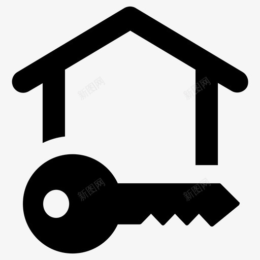 保护房子财产svg_新图网 https://ixintu.com 保护 房子 财产 安全 私人 住宅 钥匙