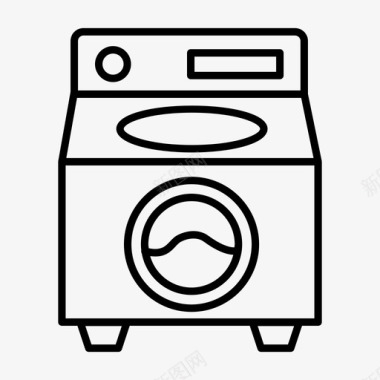 洗衣机布料洗衣房图标