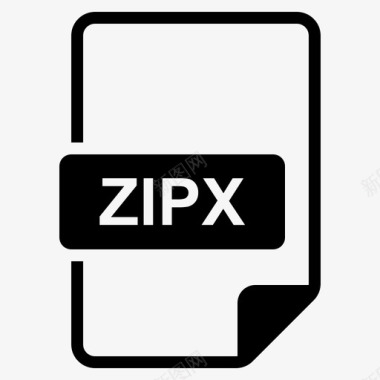 zipx文件格式图标