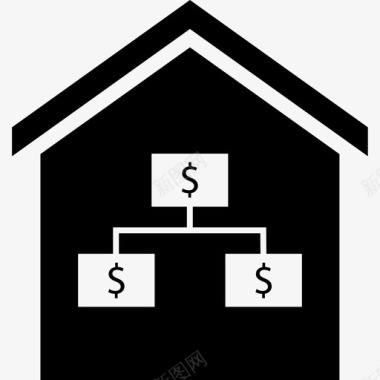 财务规划安全房地产经纪人图标